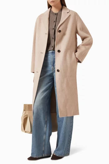 Coat in Wool-blend