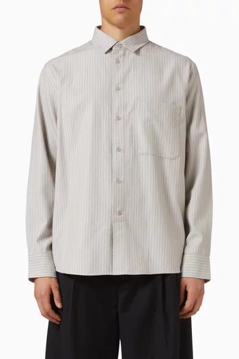 Striped Shirt in Cotton-twill