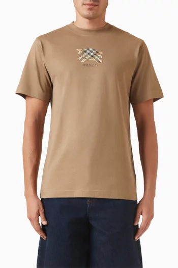 EKD Check T-shirt in Cotton