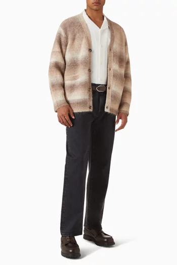 Ombre Cardigan in Alpaca-blend