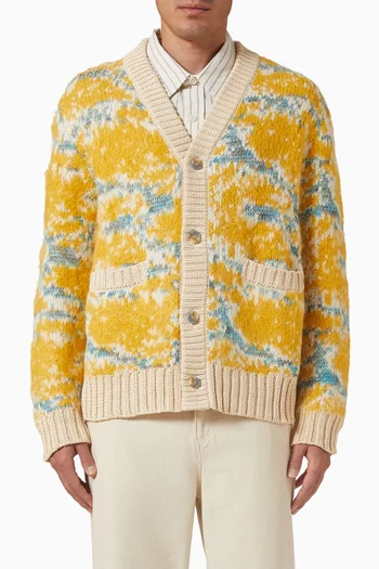 Turner Camo Cardigan in Cotton-blend