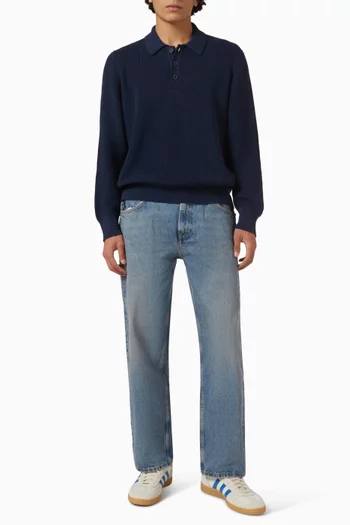 Slouchy Polo Shirt in Organic Cotton