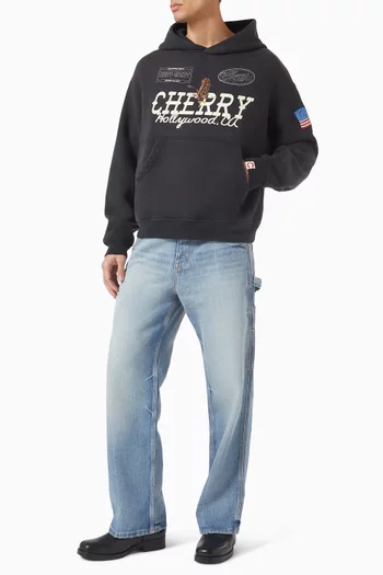 Hollywood Pullover Hoodie in Cotton