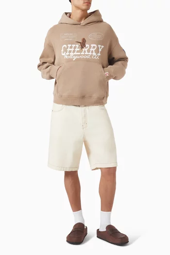 Hollywood Pullover Hoodie in Cotton