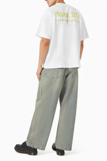 تي شيرت بطبعة فراشة قطن عضوي