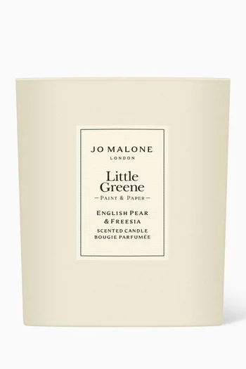 x Little Greene Special Edition English Pear & Freesia Scented Candle, 200g