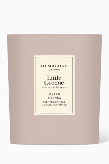 x Little Greene Special Edition Myrrh & Tonka Scented Candle, 200g