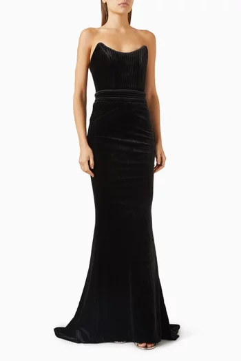 Reine De Reinettes Gown in Velvet