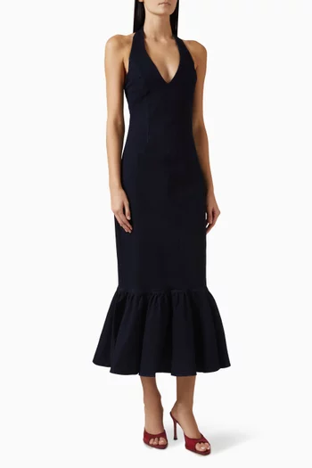 فستان اولتيميت ميوز بحافة بتصميم جرس دينم