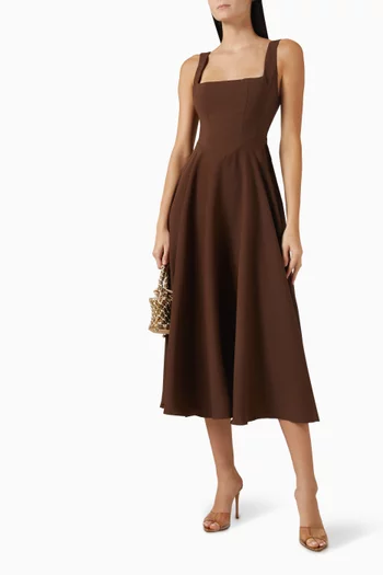 فستان اولتيميت ميوز بفتحة رقبة مربعة