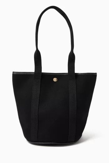 Small Bucket Tote Bag in Wool