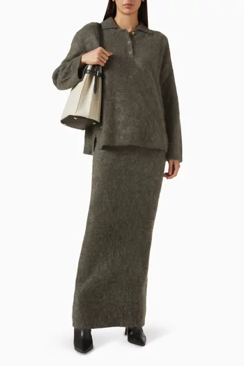 تي شيرت بولو كشمير ناعم