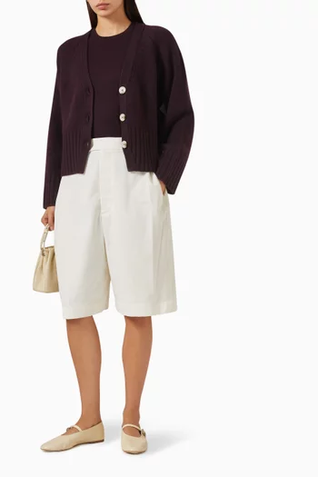 كارديغان بفتحة رقبة على شكل حرف V‏ كشمير