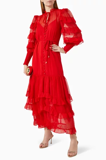 فستان ليلجا طويل