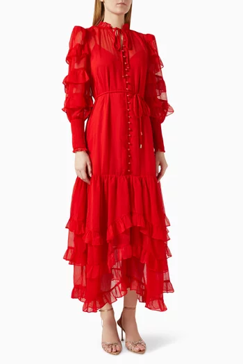 فستان ليلجا طويل