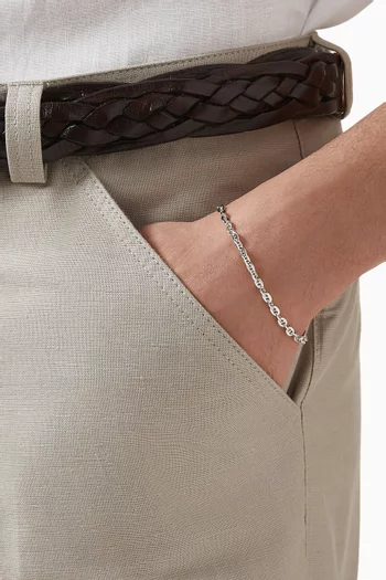 سوار سفين بسلسلة فضة إسترلينية