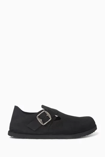 London Clogs in Suede
