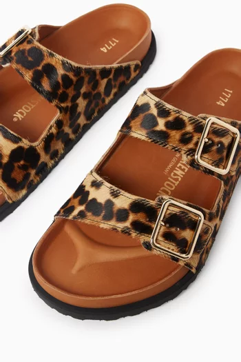 Arizona Pony-like Fur Sandals