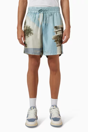 Echoes of Angels Shorts in Silk