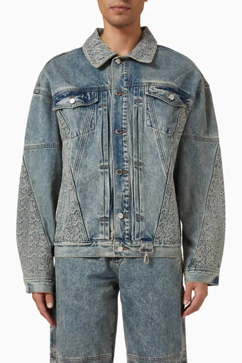 جاكيت دون باهت دينم