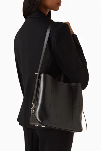 Small Hocket Hobo Bag in Leather