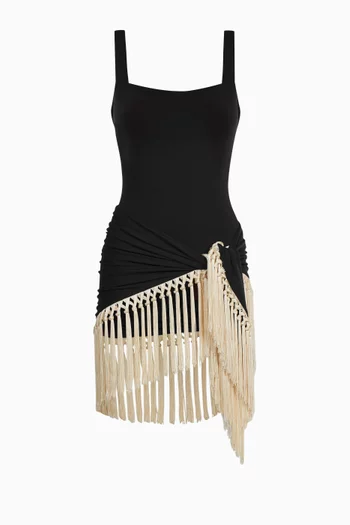 Mini Lido One-piece Swimsuit & Pareo Set