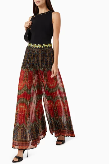 Copen Pleated Wide-leg Pants