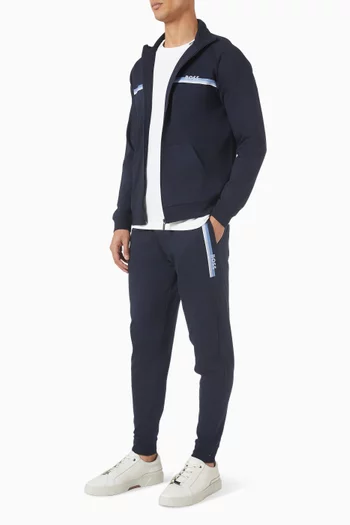 Logo Track Pants in Cotton Terry