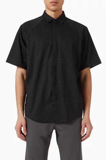 Moisture‑managing Shirt in Cotton