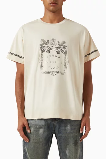 Unity Crest T-shirt in Cotton