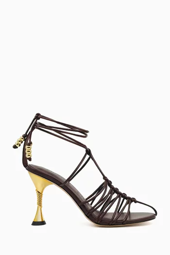 Odessa 90 Sandals in Leather