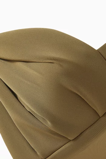 قطعة بيكيني علوية هايدن بطيّات