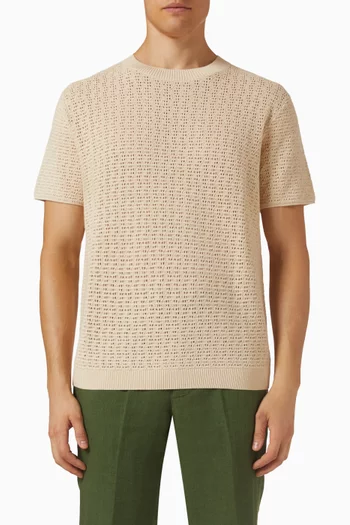 Siena Knitted T-shirt in Cotton