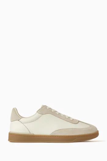 Low-top Sneakers in Leather & Suede