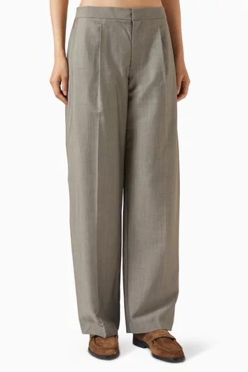 Tailored Pants in Wool-blend