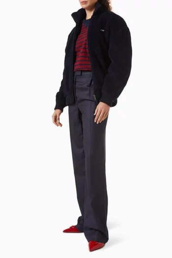 Logo Jacket in Fleece