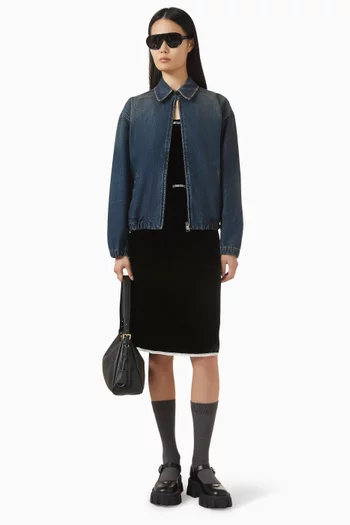 Pencil Underskirt in Velvet