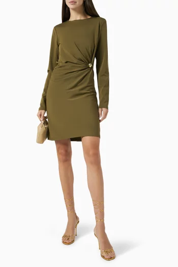 Mailey Embellished Mini Dress in Jersey