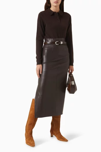 Polo Sweater in Cashmere