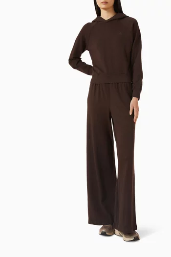 Wide-leg Sweatpants in Cotton