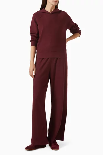 Wide-leg Sweatpants in Cotton