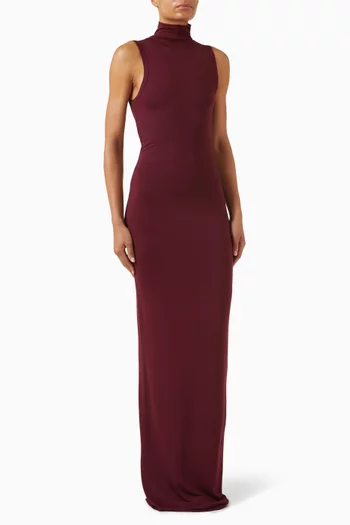 فستان هارلو طويل جيرسيه