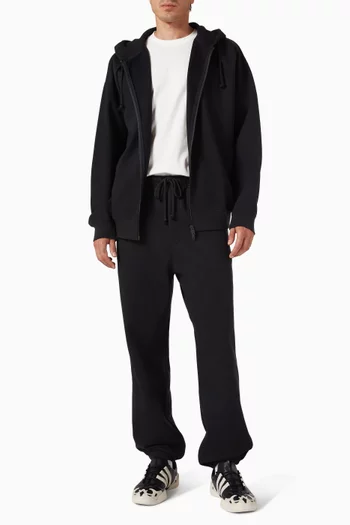 كنزة بغطاء رأس وسحّاب تيري ناعم