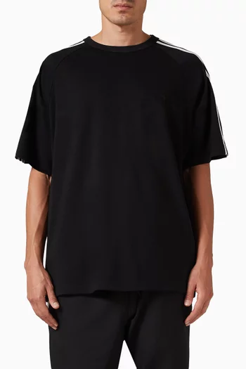 تي شيرت بالثلاثة خطوط مزيج صوف