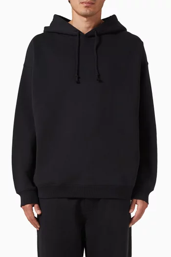 كنزة بغطاء رأس وطبعة قطن