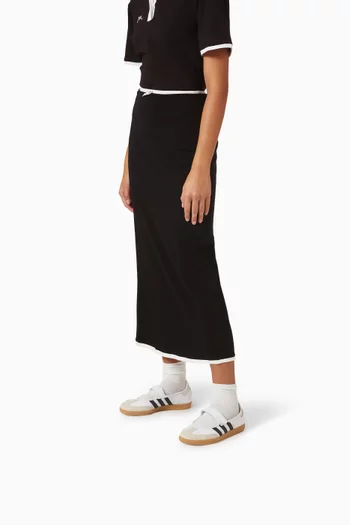 Samba Jane Ballerina Sneakers in Leather