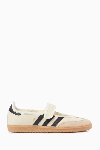Samba Jane Ballerina Sneakers in Leather