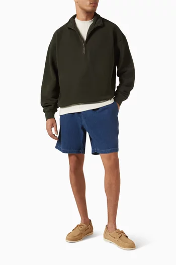 Noyan Zip Sweater in Cotton