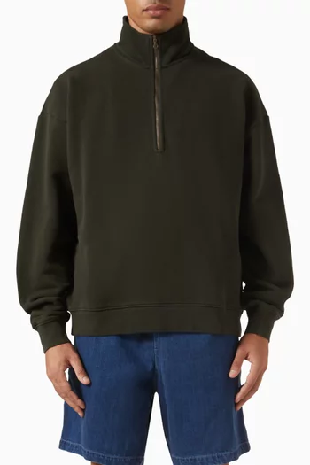 Noyan Zip Sweater in Cotton