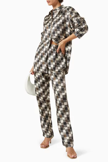 قميص أمل حرير